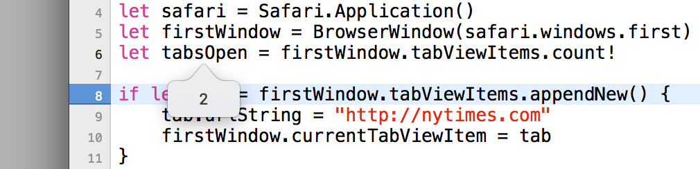 Debugger in Robotary
